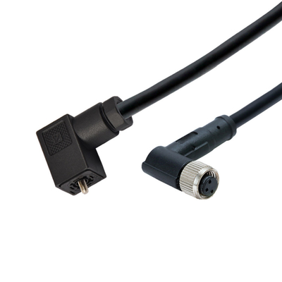 Enchufe eléctrico del estruendo 43560 al conector hembra de ángulo recto M12