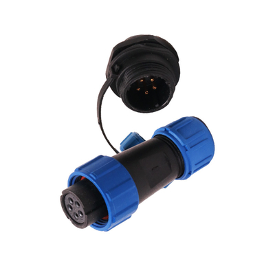 Conector de poder impermeable M25 SP13 5 Pin Male Female Connector