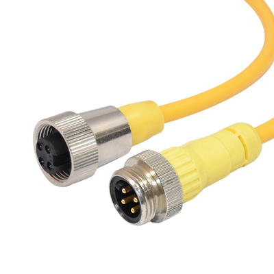 Conectores de cable mecánicos de la prenda impermeable IP67 4P para la automatización M12 M8 M5 7/8