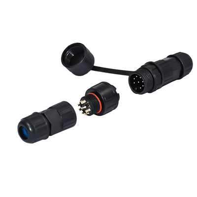 conector impermeable 2 de 50W LED 3 4 5 6 Pin Waterproof Cable Connector