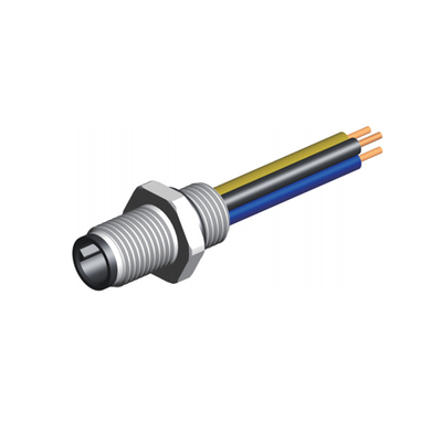 Soporte masculino IP67 4 Pin Connector del panel del conector 60V 1A de la automatización de Rigoal