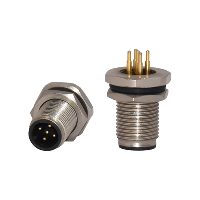 PA recto GF de la asamblea de 250V M12 4 Pin Waterproof Connector Plug Cable